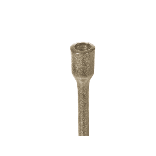 Conjunto de 3 castiçais LIWUNG Metal 273338 cm Dourado