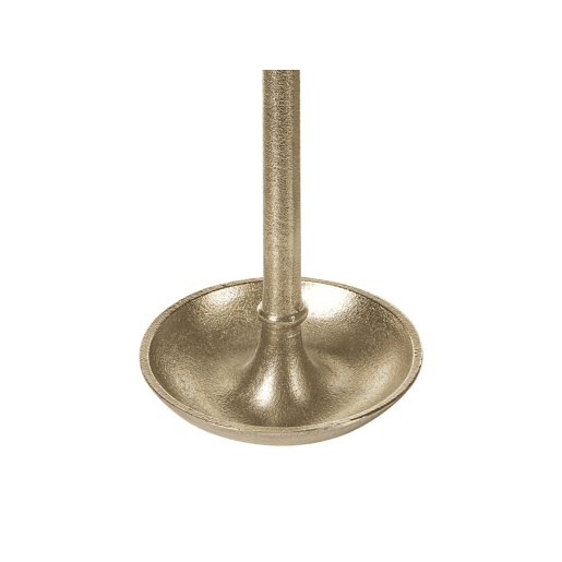 Conjunto de 3 castiçais LIWUNG Metal 273338 cm Dourado