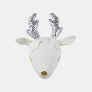 Decoração de parede para crianças Corça SUZY Algodão 29 cm Branco