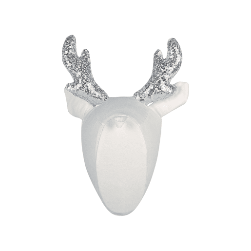 Decoração de parede para crianças Corça SUZY Algodão 29 cm Branco