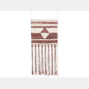 Decoração de parede em tecido SAIF Lã 90 cm Vermelho