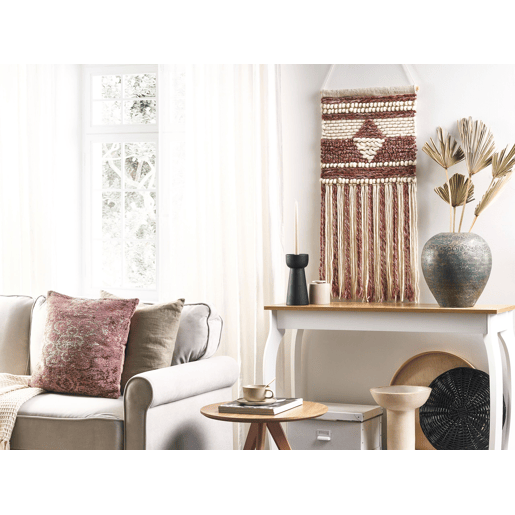 Decoração de parede em tecido SAIF Lã 90 cm Vermelho