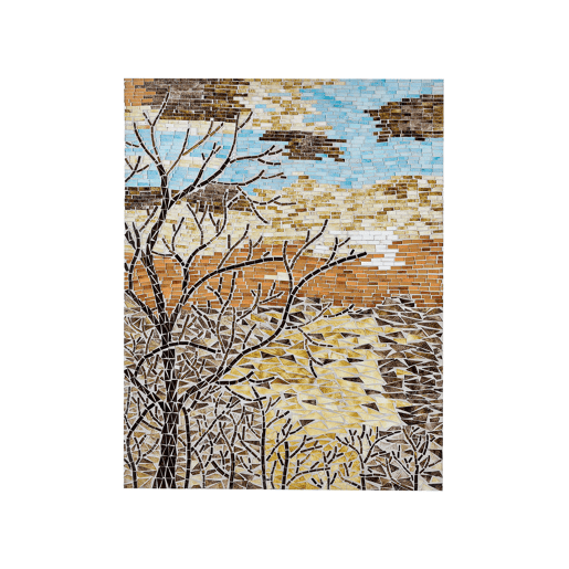 Decoração de parede TAMIANG Vidro 80 cm Multicolor