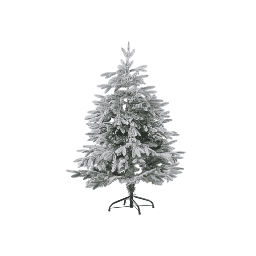 Árvore de Natal artificial com neve BASSIE 120 cm Branco