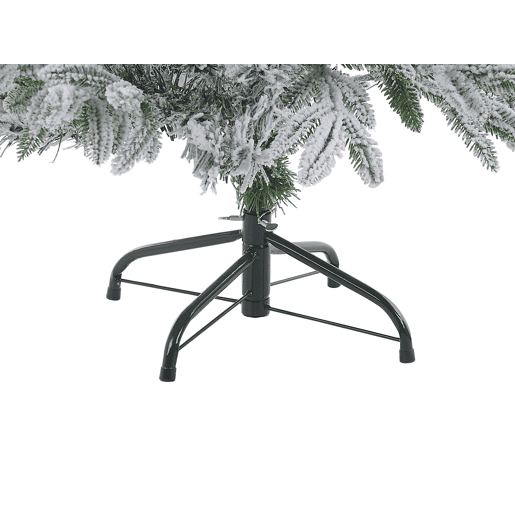 Árvore de Natal artificial com neve BASSIE 120 cm Branco