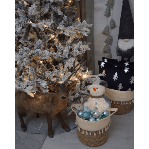 Árvore de Natal artificial com neve TOMICHI 180 cm Branco