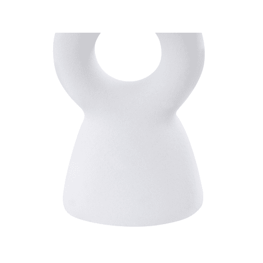 Candelabro SPARTA Cerâmica 17 cm Branco creme