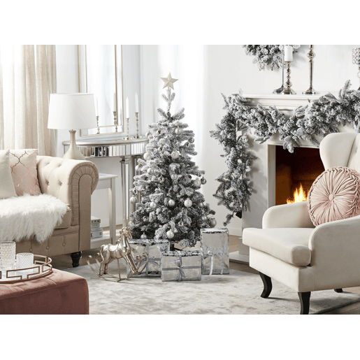 Árvore de Natal artificial com neve TOMICHI 120 cm Branco