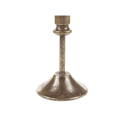 Conjunto de 2 castiçais SALAMINA Metal 6349 cm Dourado