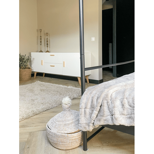 Conjunto de 2 castiçais SALAMINA Metal 6349 cm Dourado