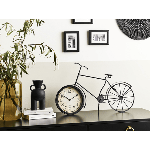 Relógio LILLO 59 cm Metal Preto