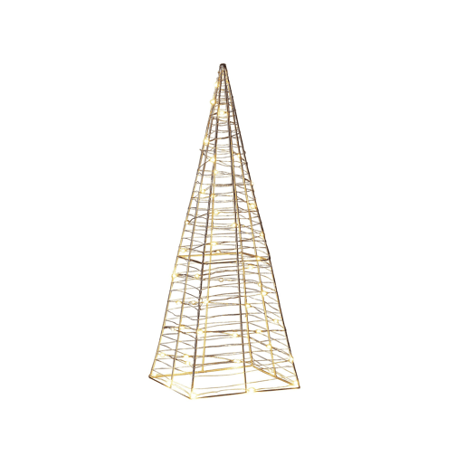 Decoração LED para exterior em forma árvore de Natal 60 cm PUKSALA
