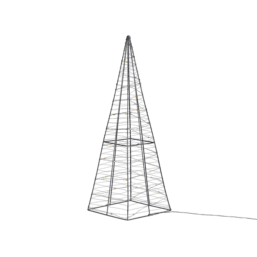 Decoração LED para exterior em forma árvore de Natal 60 cm PUKSALA