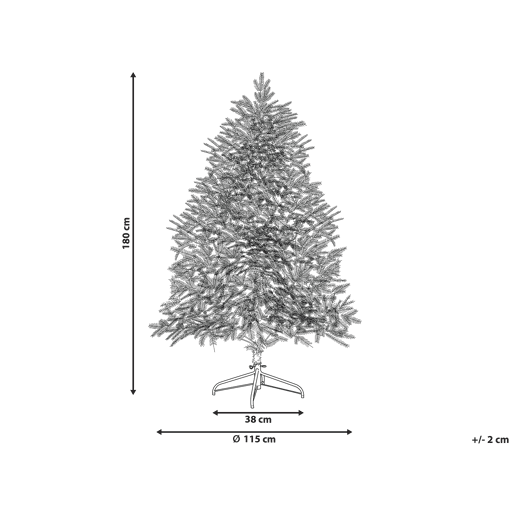 Árvore de Natal artificial com neve BRISCO 180 cm Branco Árvore de Natal artificial com neve BRISCO 180 cm Branco