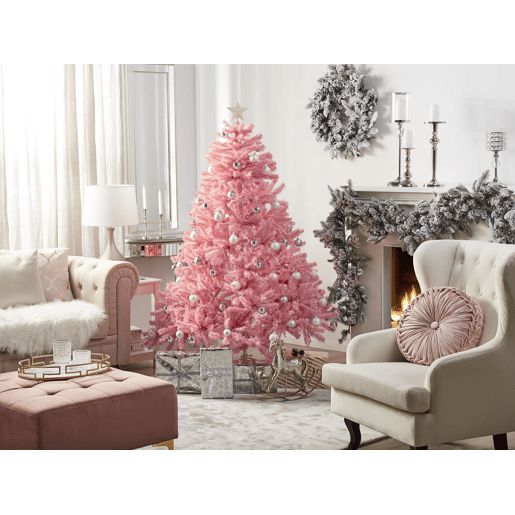 Árvore de Natal artificial FARNHAM 210 cm Rosa