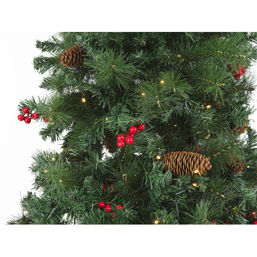 Árvore de Natal artificial LED JACINTO 180 cm Verde escuro