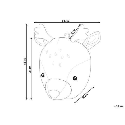 Decoração de parede para crianças Cervo BAMBI 30 cm Creme