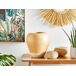 Beliani Jarrón decorativo SKIONE Beliani Jarrón decorativo SKIONE Naranja