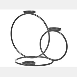 Candelabro CAKUNG Metal 33 cm Preto