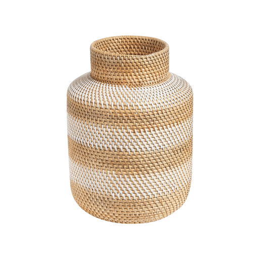 Jarro decorativo RENUN Cerâmica 36 cm Natural