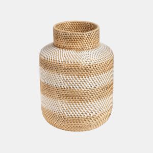 Jarro decorativo RENUN Cerâmica 36 cm Natural