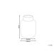 Beliani Jarrón decorativo RENUN Beliani Jarrón decorativo RENUN Blanco