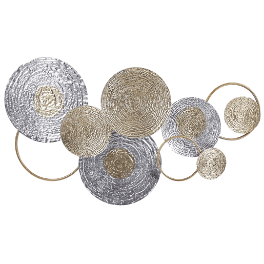 Decoração de parede VANADIUM Metal 60 cm Dourado