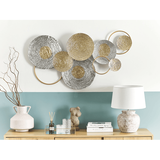 Decoração de parede VANADIUM Metal 60 cm Dourado