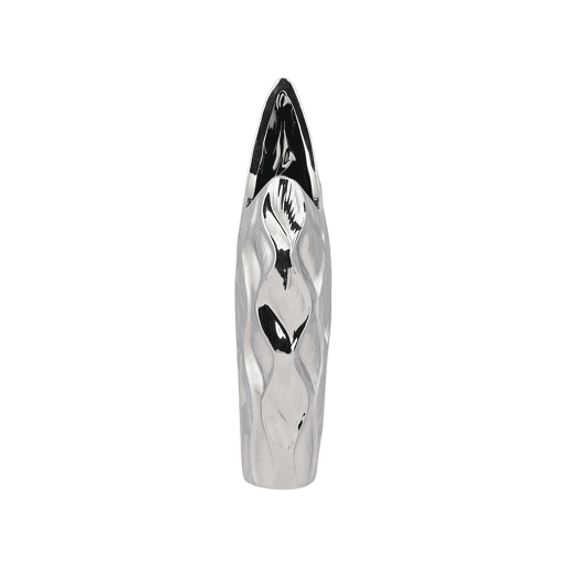 Jarro decorativo HALUZA Grés 35 cm Prateado Jarro decorativo HALUZA Grés 35 cm Prateado