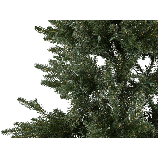 Árvore de Natal artificial LED FIDDLE 210 cm Verde