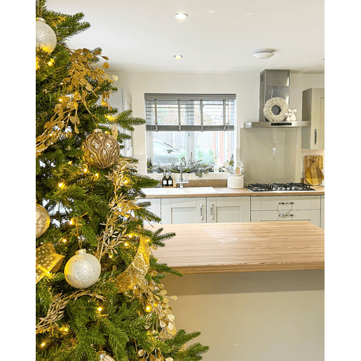 Árvore de Natal artificial LED FIDDLE 210 cm Verde