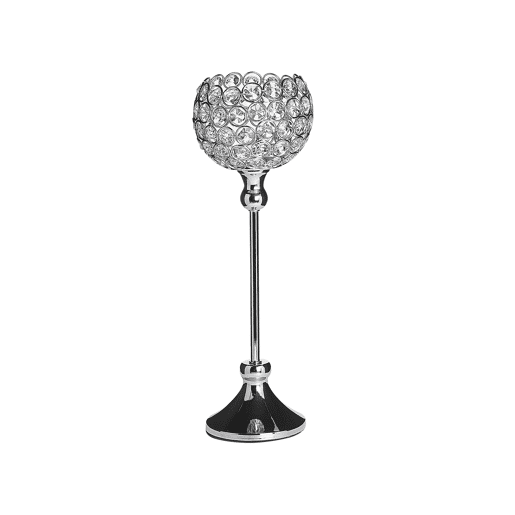 Candelabro ESTERNAY Metal 27 cm Prateado
