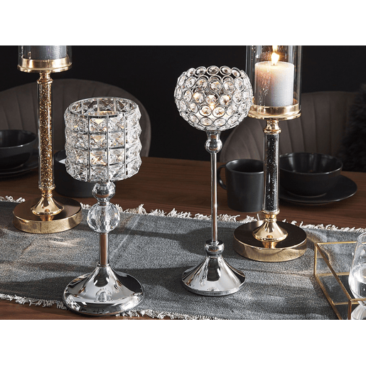 Candelabro ESTERNAY Metal 27 cm Prateado
