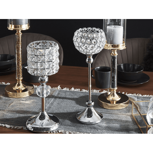 Candelabro ESTERNAY Metal 27 cm Prateado
