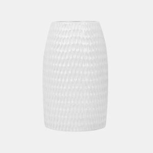 Jarro decorativo LINZI Grés 25 cm Branco