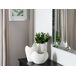 Beliani Jarrón decorativo LINZI Beliani Jarrón decorativo LINZI Blanco