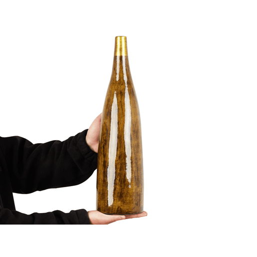 Jarro de flores BURGOS Cerâmica 52 cm Castanho