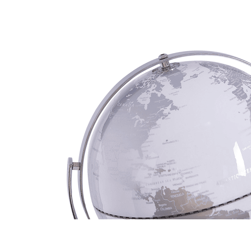 Globo DRAKE Prateado 33 cm