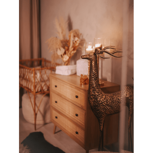 Figura decorativa dourada 126 cm PELLO