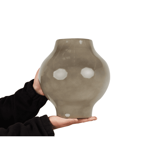 Jarro de flores MAGAN Cerâmica 31 cm Taupe