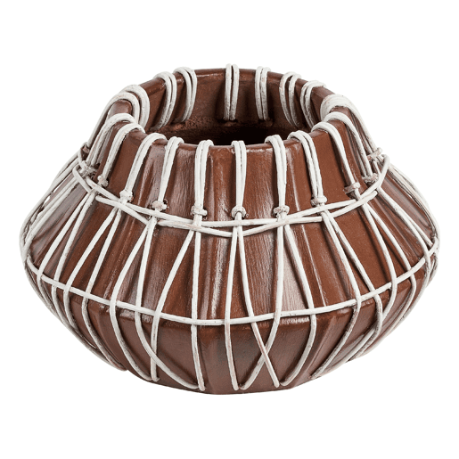 Jarro decorativo KLUET Cerâmica 22 cm Castanho