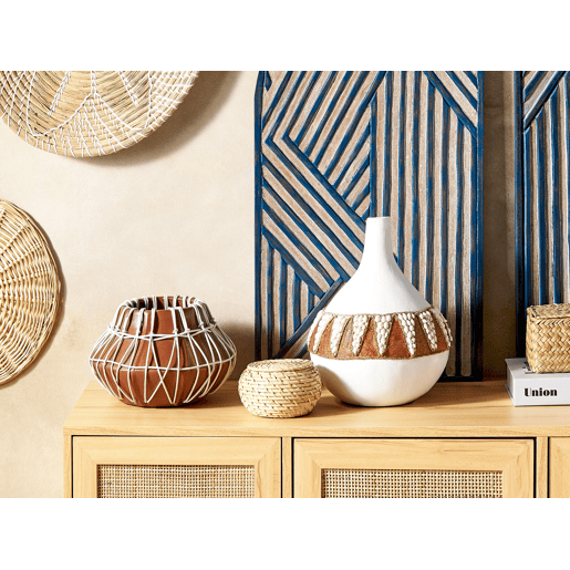 Jarro decorativo KLUET Cerâmica 22 cm Castanho