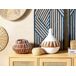 Beliani Jarrón decorativo KLUET Beliani Jarrón decorativo KLUET Marrón