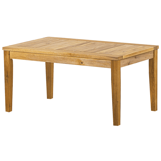 Conjunto de jardim com mesa 4 lugares PALLANO Madeira de acácia Cinzento escuro