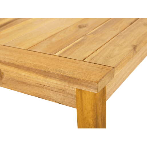 Conjunto de jardim com mesa 4 lugares PALLANO Madeira de acácia Cinzento escuro