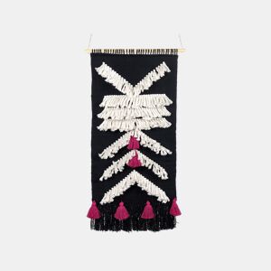 Decoração de parede em tecido PAKPATTAN Algodão 123 cm Preto