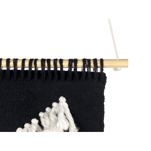 Decoração de parede em tecido PAKPATTAN Algodão 123 cm Preto