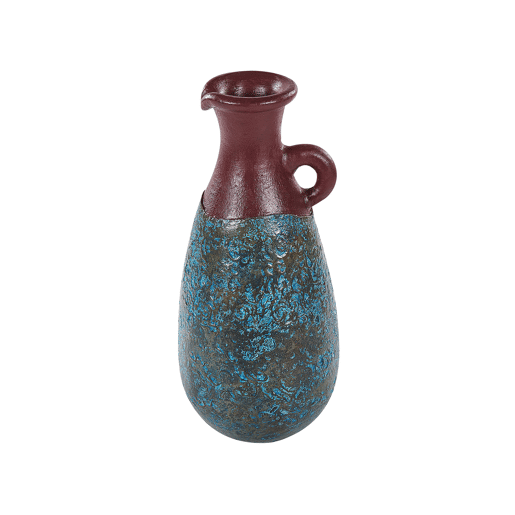 Jarro decorativo VELIA Cerâmica 40 cm Azul