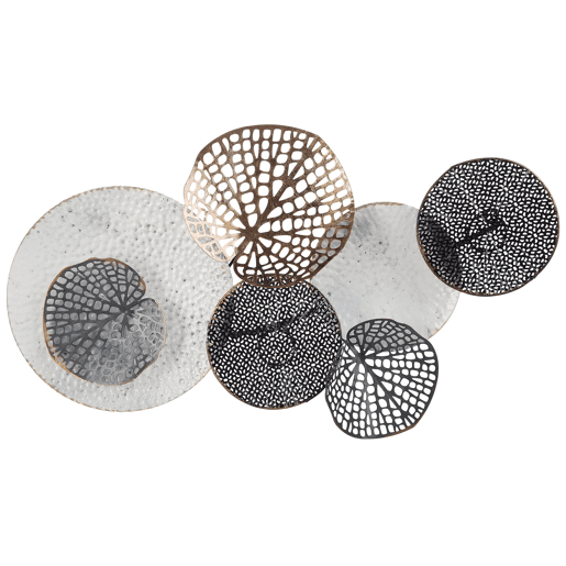 Decoração de parede RHODIUM Metal 40 cm Multicolor