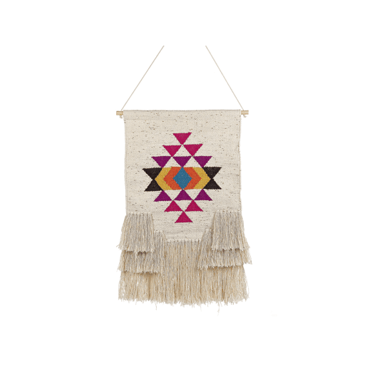 Decoração de parede em tecido VEHARI Algodão 104 cm Multicolor